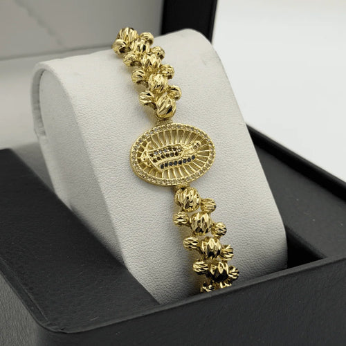 Pulseras tejidas 18k Laminado