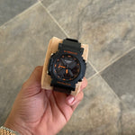 G shock 2300 negro con naranja