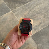 G shock 2300 rojo con negro