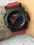 G shock 2300 rojo con negro